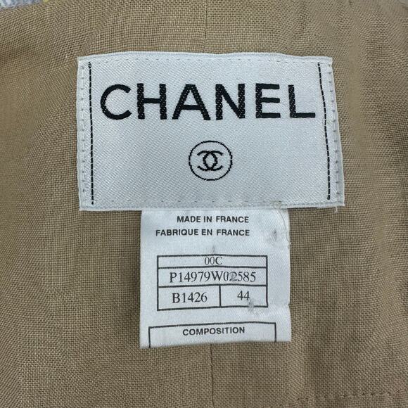 Vintage Y2K Chanel Evening Jacket Wool  Womens FR 44 Old Money Classic - Picture 7 of 16